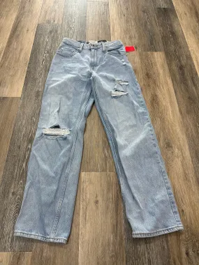 Blue Denim Jeans Straight Levis, Size 2