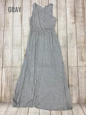 Cotton Bleu Maxi Dress