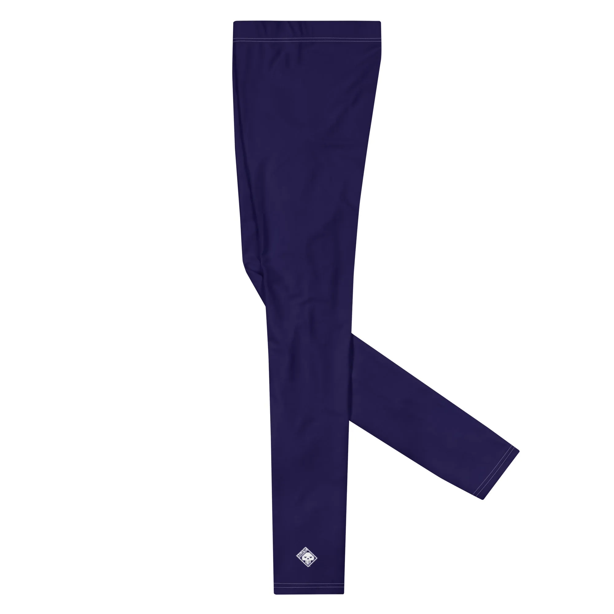 Everyday Essentials: Solid Color Leggings for Him - Midnight Blue