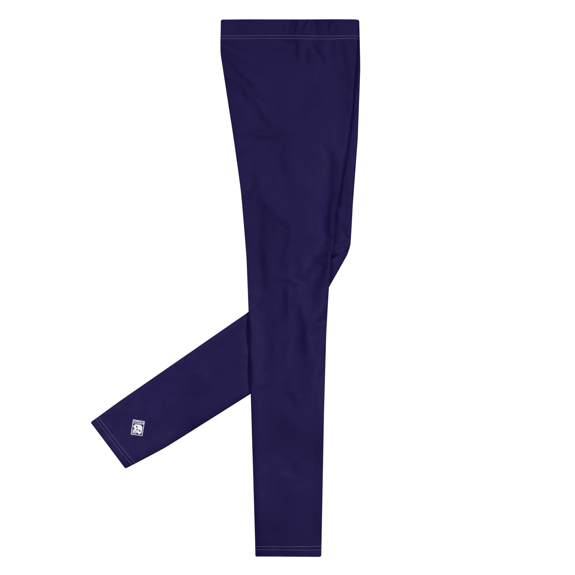 Everyday Essentials: Solid Color Leggings for Him - Midnight Blue